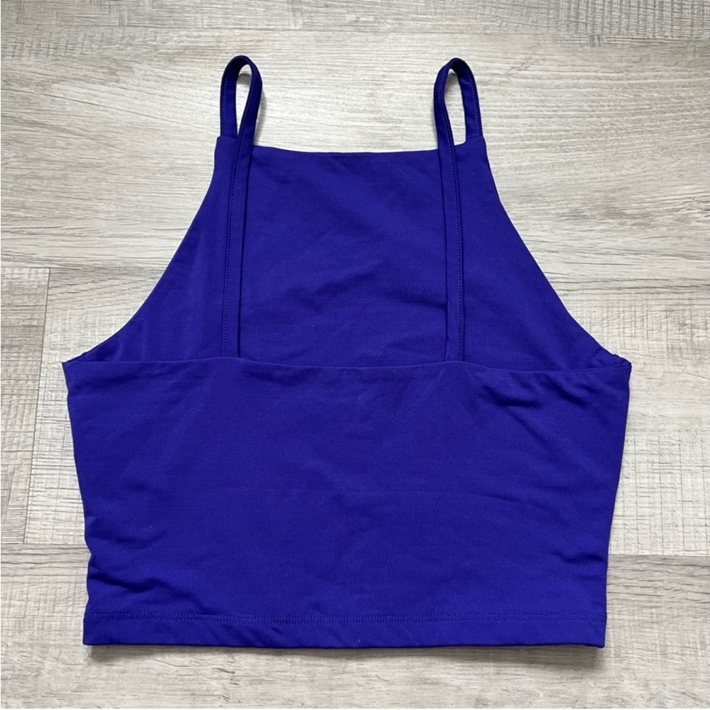 KOOKAI Square Neck Tank Size 2 Blue Crop Top - Picture 3 of 9